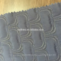 warm fabric for winter coat,100% polyester quilting embroidered fabric